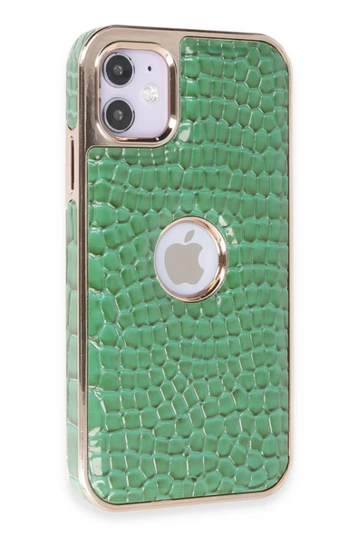 iPhone 11 Kılıf Snake Kapak - Koyu Yeşil ürün görseli