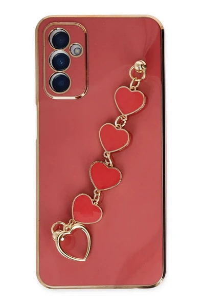 Samsung Galaxy M23 Kılıf Esila Silikon - Kırmızı - Resim 3