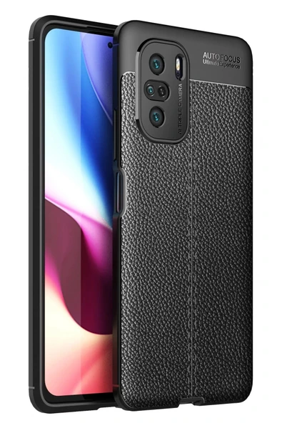 Xiaomi Poco F3 Kılıf Auto Focus Kapak - Siyah ürün görseli