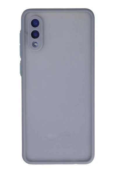 Samsung Galaxy A02 Kılıf Montreal Silikon Kapak - Gri ürün görseli