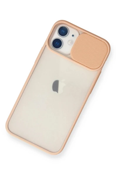 iPhone 11 Kılıf Palm Buzlu Kamera Sürgülü Silikon - Pembe - Resim 2