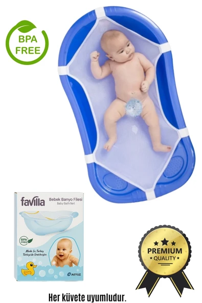 BUĞZ Lüx Kaydırmaz Bebek Yıkama Banyo Duş Filesi (KATLANIR KÜVET UYUMLU) - Resim 2