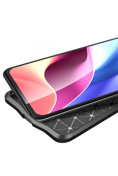 Xiaomi Poco F3 Kılıf Auto Focus Kapak - Kırmızı - Resim 3