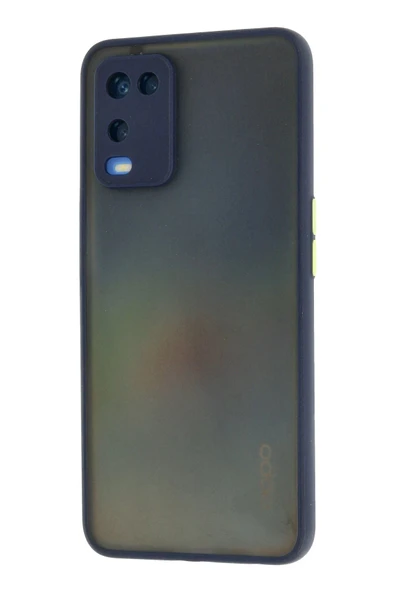 Oppo A54 4G Kılıf Montreal Silikon Kapak - Lacivert - Resim 3