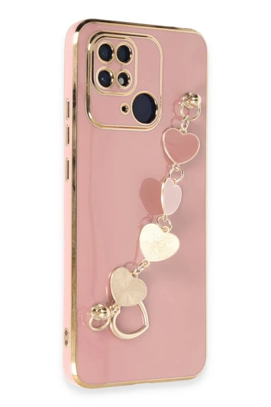 Xiaomi Redmi 10C Kılıf Esila Silikon - Pudra - Resim 2