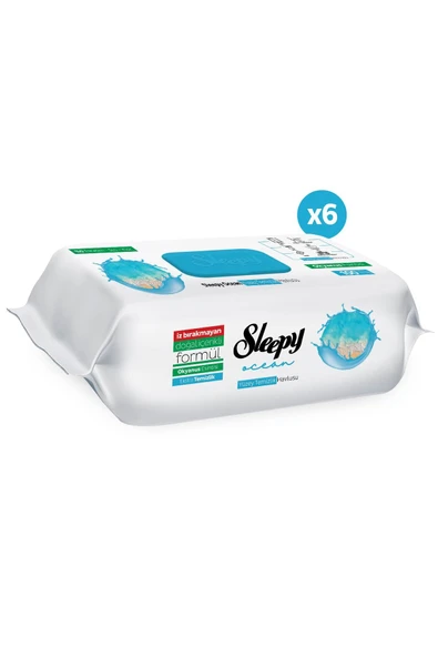 Sleepy Ocean Yüzey Temizlik Havlusu Okyanus Esintisi 6x100 (600 Yaprak) - Resim 2