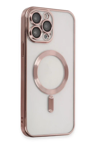iPhone 15 Pro Kılıf Kross Magneticsafe Kapak - Rose - Resim 3