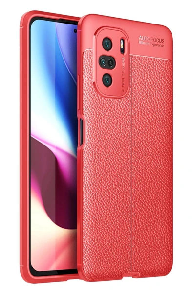 Xiaomi Poco F3 Kılıf Auto Focus Kapak - Kırmızı ürün görseli