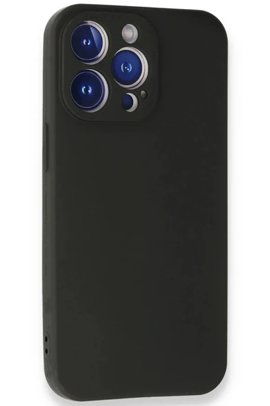 iPhone 14 Pro Kılıf First Silikon - Siyah - Resim 2
