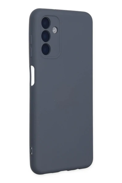 Samsung Galaxy A04S Kılıf Nano içi Kadife Silikon - Gri - Resim 2