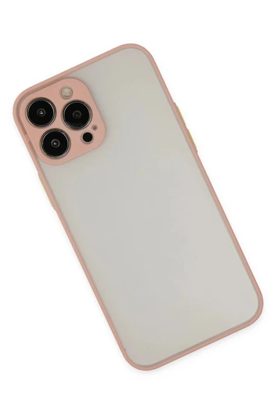 iPhone 15 Pro Kılıf Montreal Silikon Kapak - Pembe - Resim 3