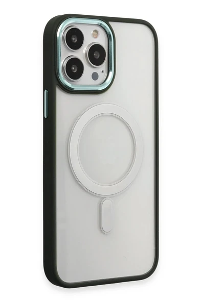 iPhone 15 Pro Max Kılıf Room Magneticsafe Silikon - Köknar Yeşili ürün görseli