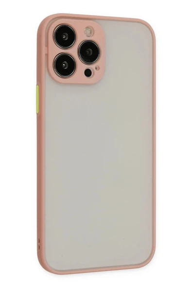 iPhone 15 Pro Kılıf Montreal Silikon Kapak - Pembe - Resim 2