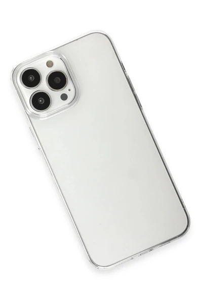 iPhone 15 Pro Max Kılıf Pc Sert Şeffaf Kapak - Şeffaf - Resim 3