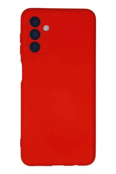 Samsung Galaxy A04S Kılıf Nano içi Kadife Silikon - Kırmızı ürün görseli
