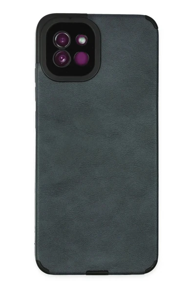 Samsung Galaxy A03 Kılıf Loop Deri Silikon - Lacivert ürün görseli