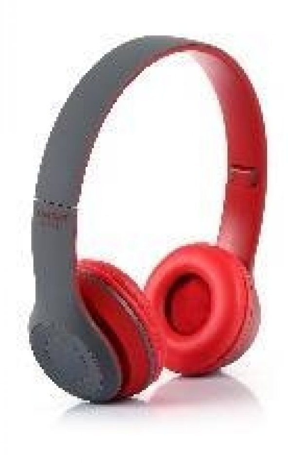 Leader LD-53 Mikrofonlu Kulak Üstü Bluetooth Kulaklık Kırmızı