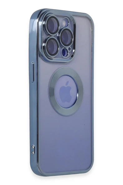 iPhone 15 Pro Kılıf Slot Silikon - Sierra Blue - Resim 2