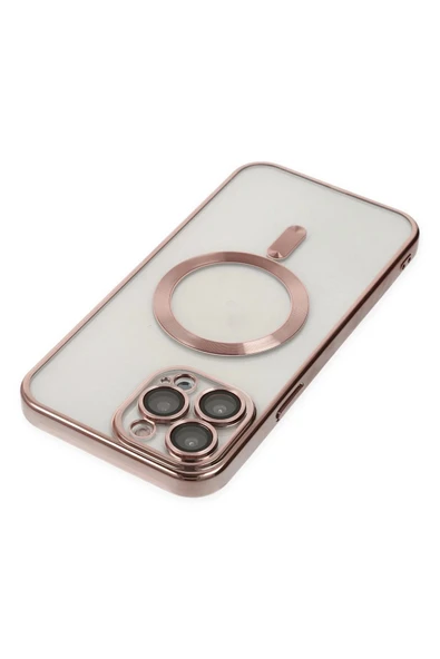 iPhone 14 Pro Kılıf Kross Magneticsafe Kapak - Rose - Resim 5
