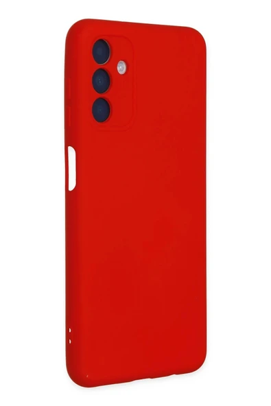 Samsung Galaxy A04S Kılıf Nano içi Kadife Silikon - Kırmızı - Resim 2