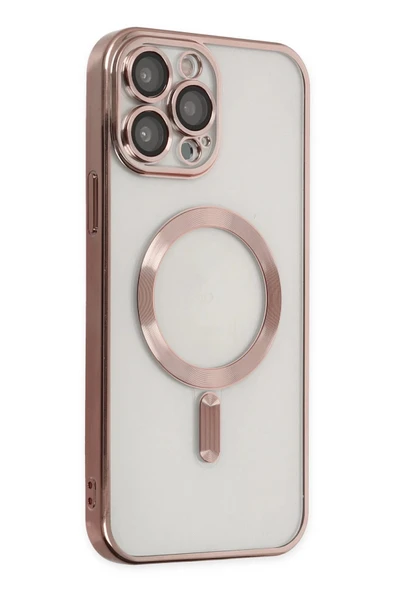 iPhone 14 Pro Kılıf Kross Magneticsafe Kapak - Rose - Resim 3