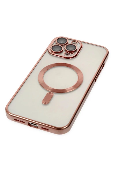 iPhone 14 Pro Kılıf Kross Magneticsafe Kapak - Rose - Resim 4