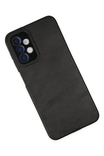 Samsung Galaxy A04S Kılıf Loop Deri Silikon - Siyah - Resim 4