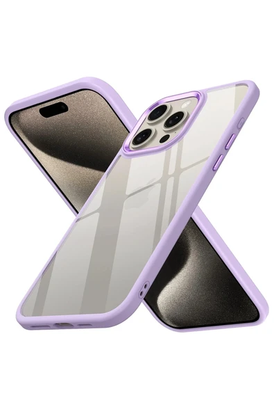 iPhone 15 Pro Max Kılıf Power Silikon - Lila ürün görseli
