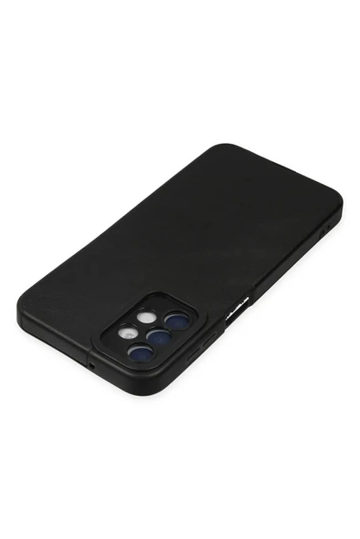 Samsung Galaxy A04S Kılıf Loop Deri Silikon - Siyah - Resim 3