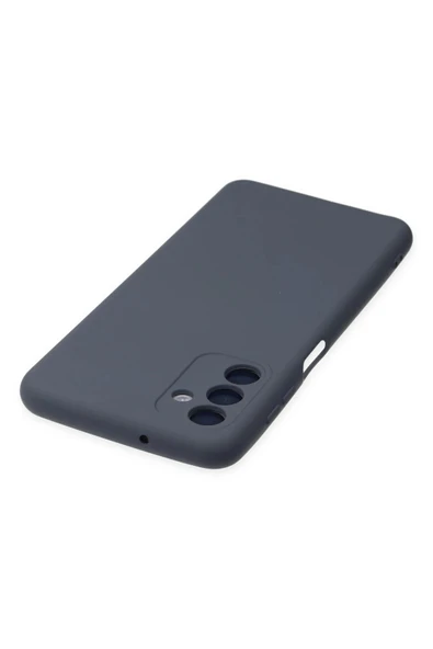 Samsung Galaxy A04S Kılıf Nano içi Kadife Silikon - Gri - Resim 3