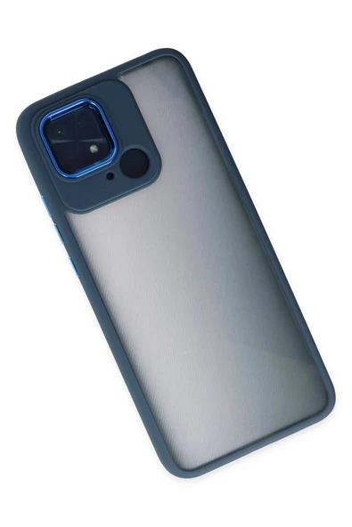 Xiaomi Redmi 10C Kılıf Dora Kapak - Mavi - Resim 3