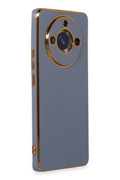 Realme 11 Pro Kılıf Volet Silikon - Mavi - Resim 3