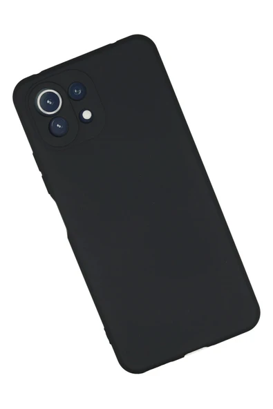 Xiaomi Mİ 11 Lite Kılıf Nano içi Kadife Silikon - Lacivert - Resim 2