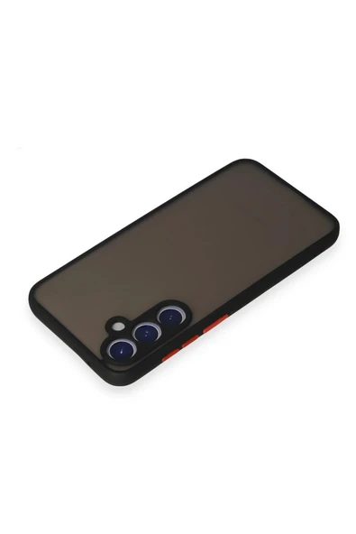 Samsung Galaxy S23 FE Kılıf Montreal Silikon Kapak - Siyah - Resim 3