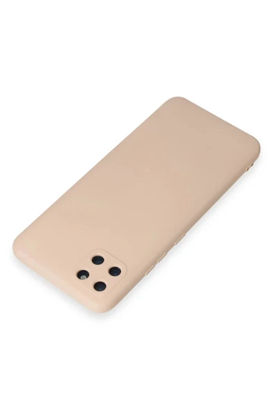 Realme C11 Kılıf Nano içi Kadife Silikon - Pudra - Resim 3