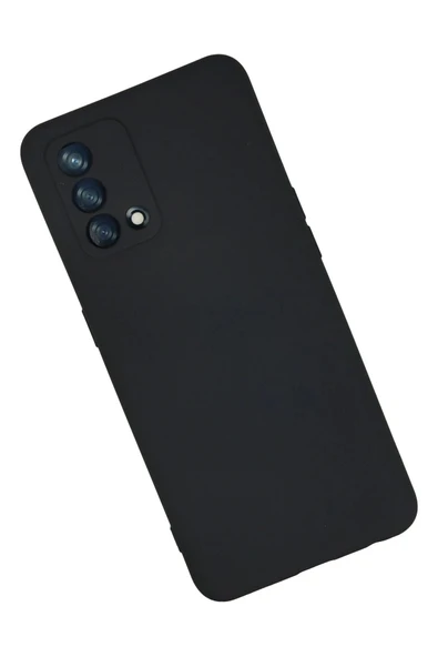 Oppo A74 4G Kılıf Nano içi Kadife Silikon - Lacivert - Resim 2