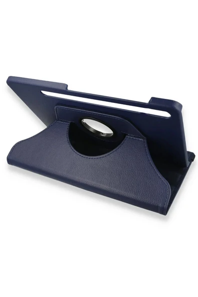Samsung Galaxy X800 Tab S8 Plus 12.4 Kılıf 360 Tablet Deri Kılıf - Lacivert ürün görseli