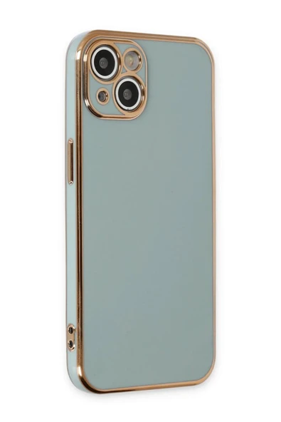 iPhone 15 Kılıf Volet Silikon - Açık Yeşil - Resim 3