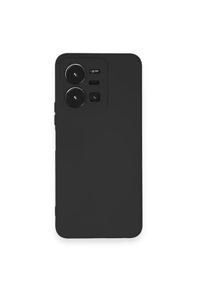 Vivo Y35 Kılıf Nano içi Kadife Silikon - Siyah ürün görseli