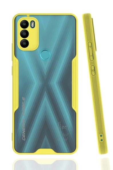 General Mobile GM 21 Plus Kılıf Platin Silikon - Sarı ürün görseli