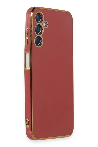 Samsung Galaxy M14 5G Kılıf Volet Silikon - Kırmızı - Resim 3