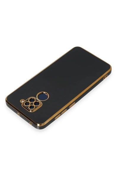 Xiaomi Redmi Note 9 Kılıf Volet Silikon - Siyah - Resim 2