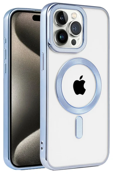 iPhone 14 Pro Kılıf Kronos Magsafe Kapak - Sierra Blue ürün görseli