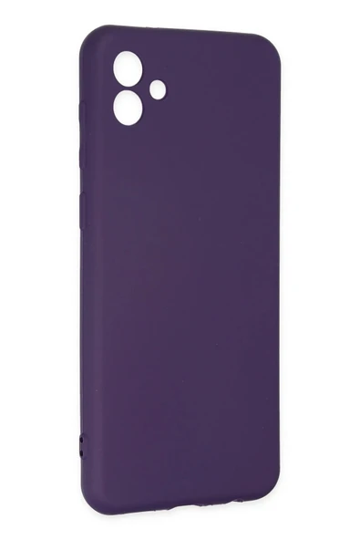 Samsung Galaxy A04 Kılıf First Silikon - Mor - Resim 2