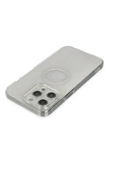 iPhone 13 Pro Kılıf Santa Lens Silikon - Şeffaf - Resim 4