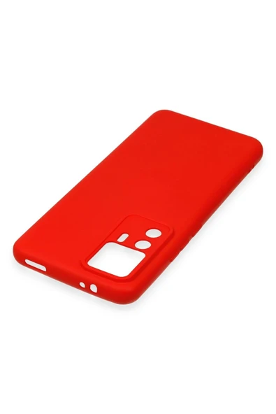 Xiaomi Mi 12T Pro Kılıf Nano içi Kadife Silikon - Kırmızı - Resim 2