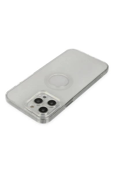 iPhone 13 Pro Max Kılıf Santa Lens Silikon - Şeffaf - Resim 4