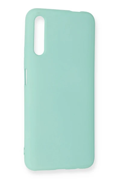 Huawei P Smart Pro / Y9S Kılıf Nano içi Kadife Silikon - Turkuaz - Resim 2