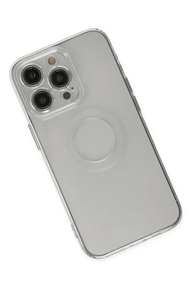 iPhone 13 Pro Kılıf Santa Lens Silikon - Şeffaf - Resim 3