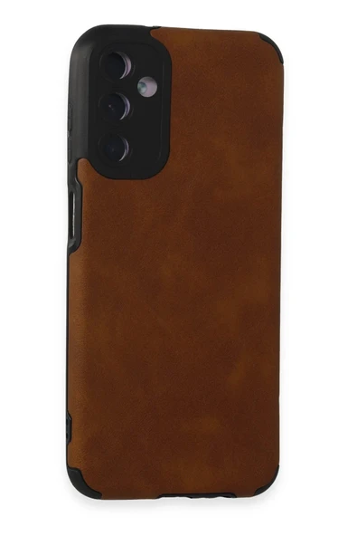 Samsung Galaxy M14 5G Kılıf Loop Deri Silikon - Kahverengi ürün görseli